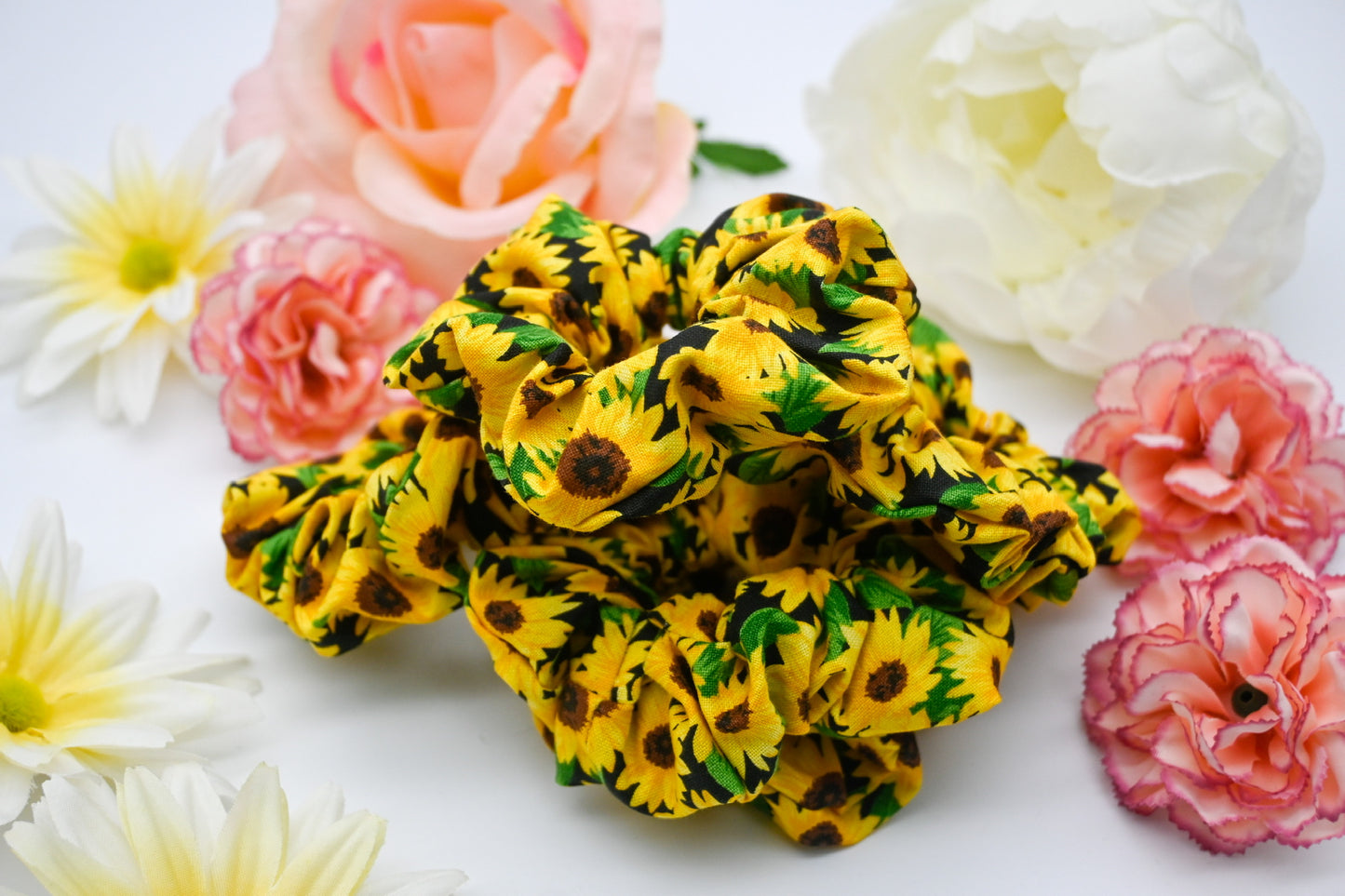 Sunflower Scrunchie