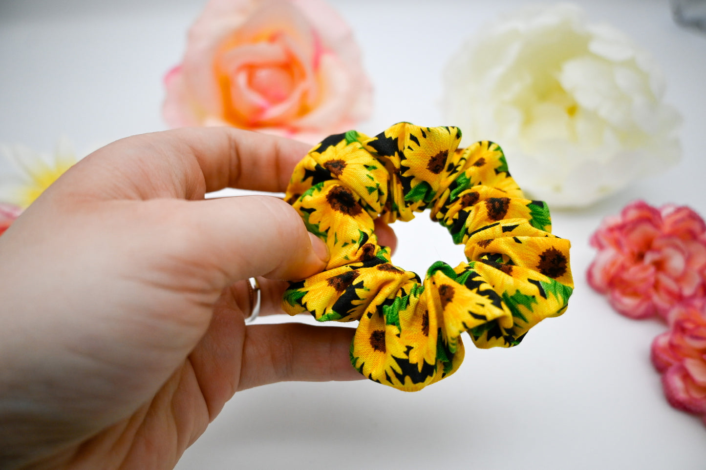 Sunflower Scrunchie