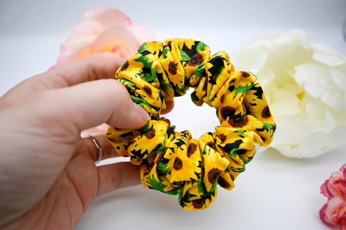 Sunflower Scrunchie