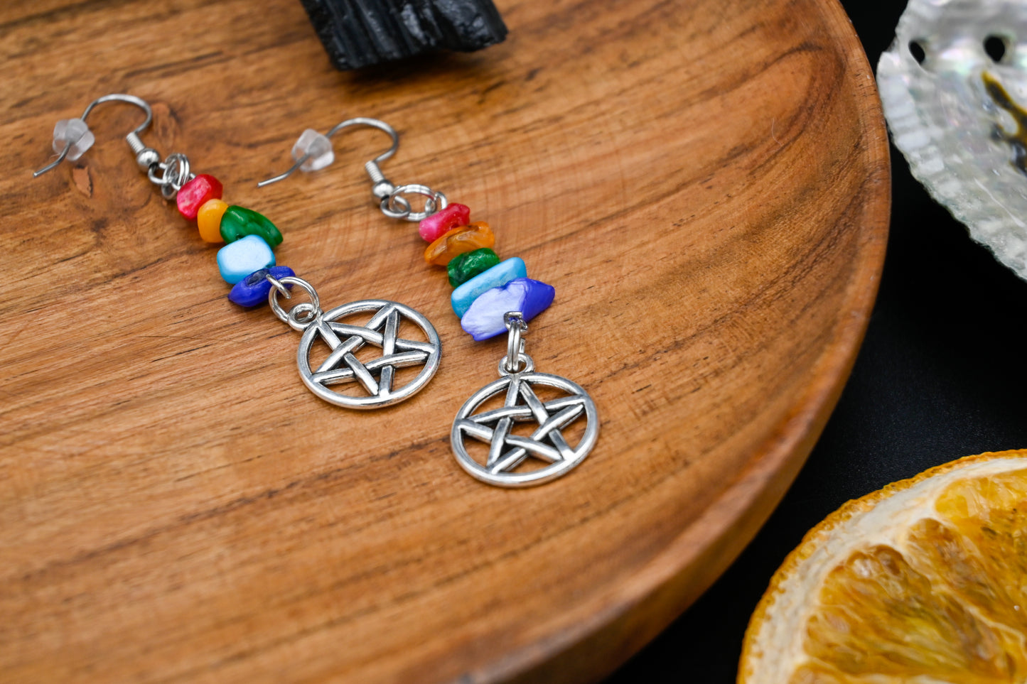 Chakra Crystal Earrings