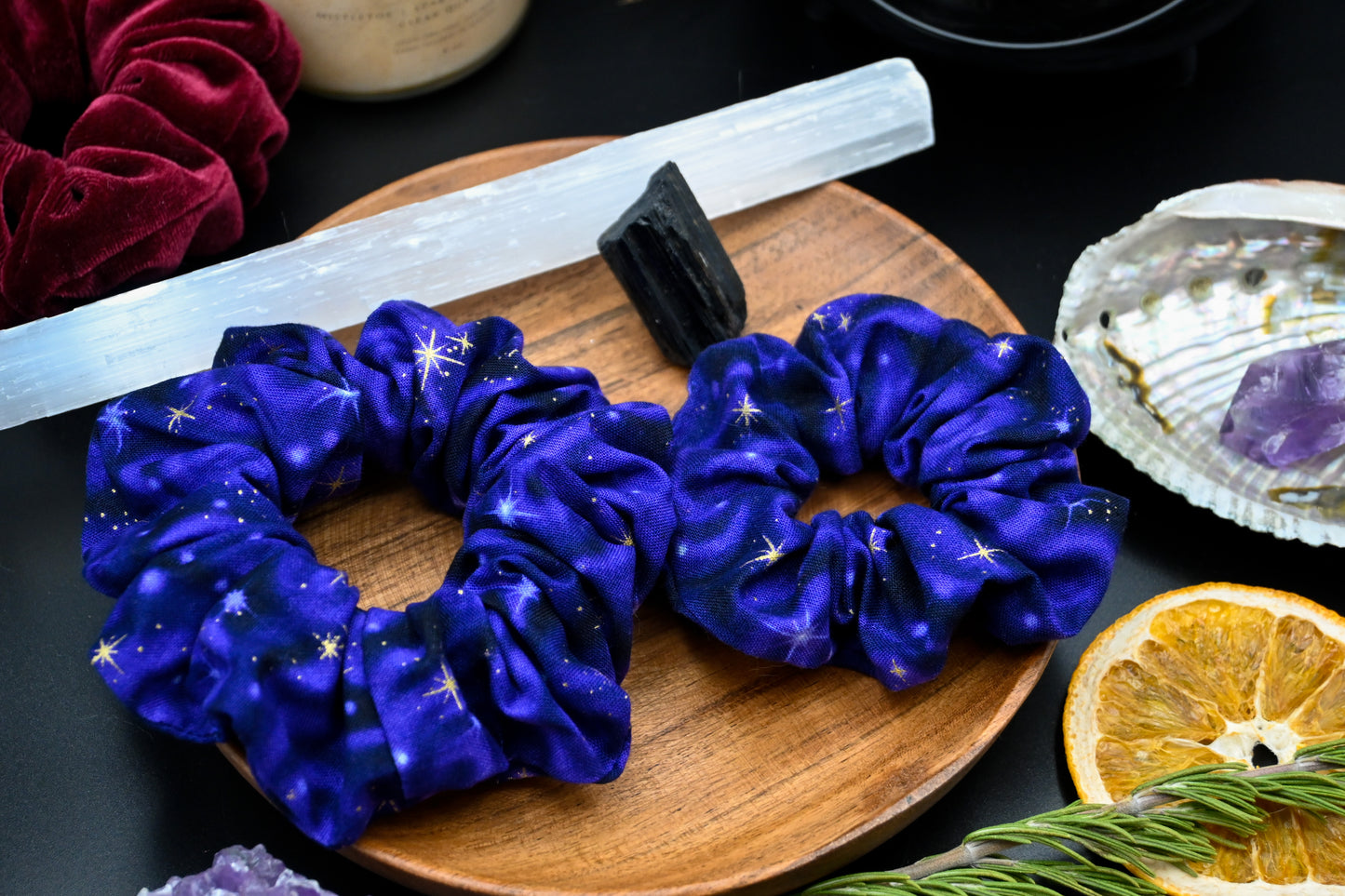 Purple Magic Scrunchie