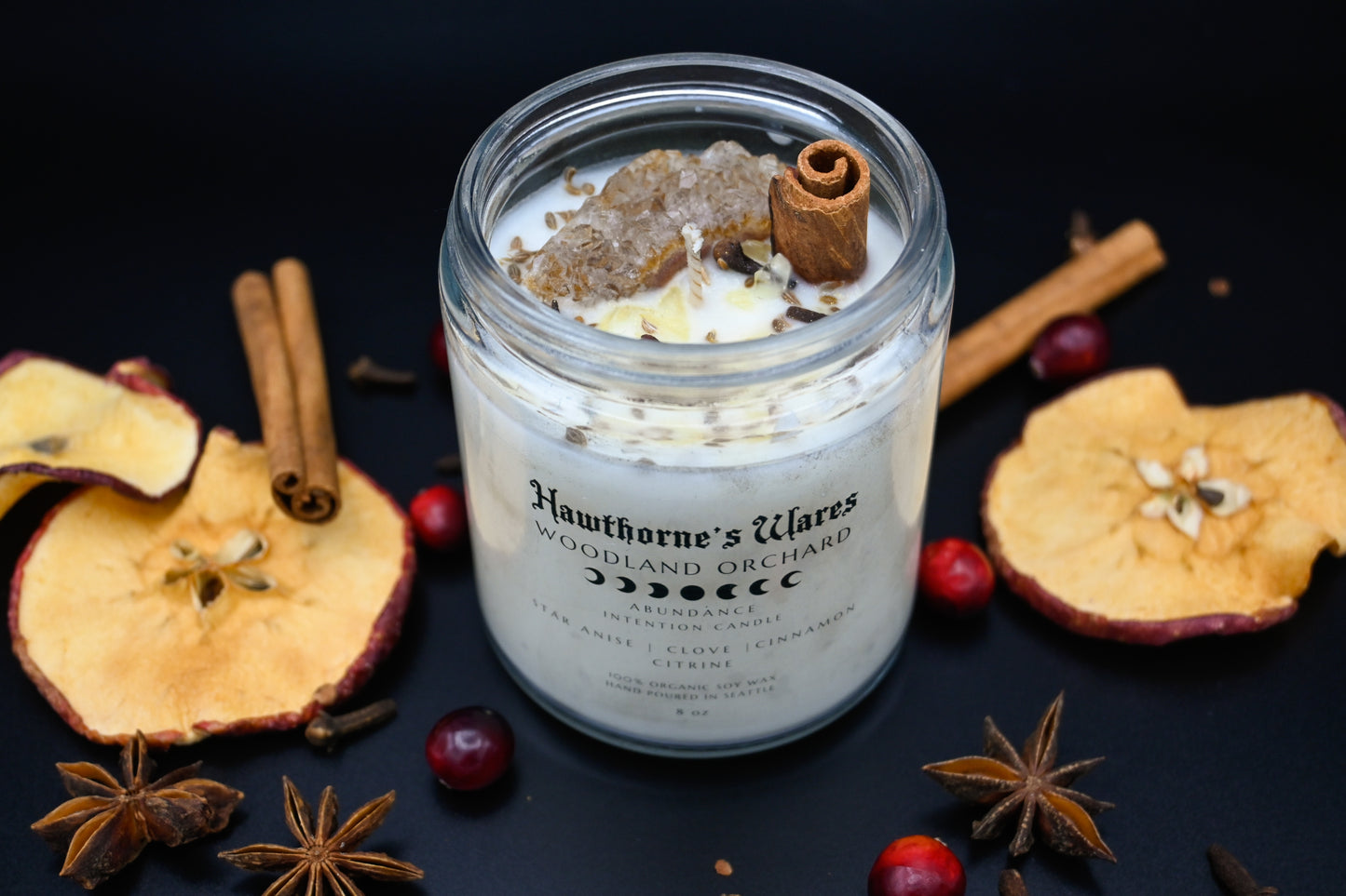 Abundance Intention Candle: Woodland Orchard