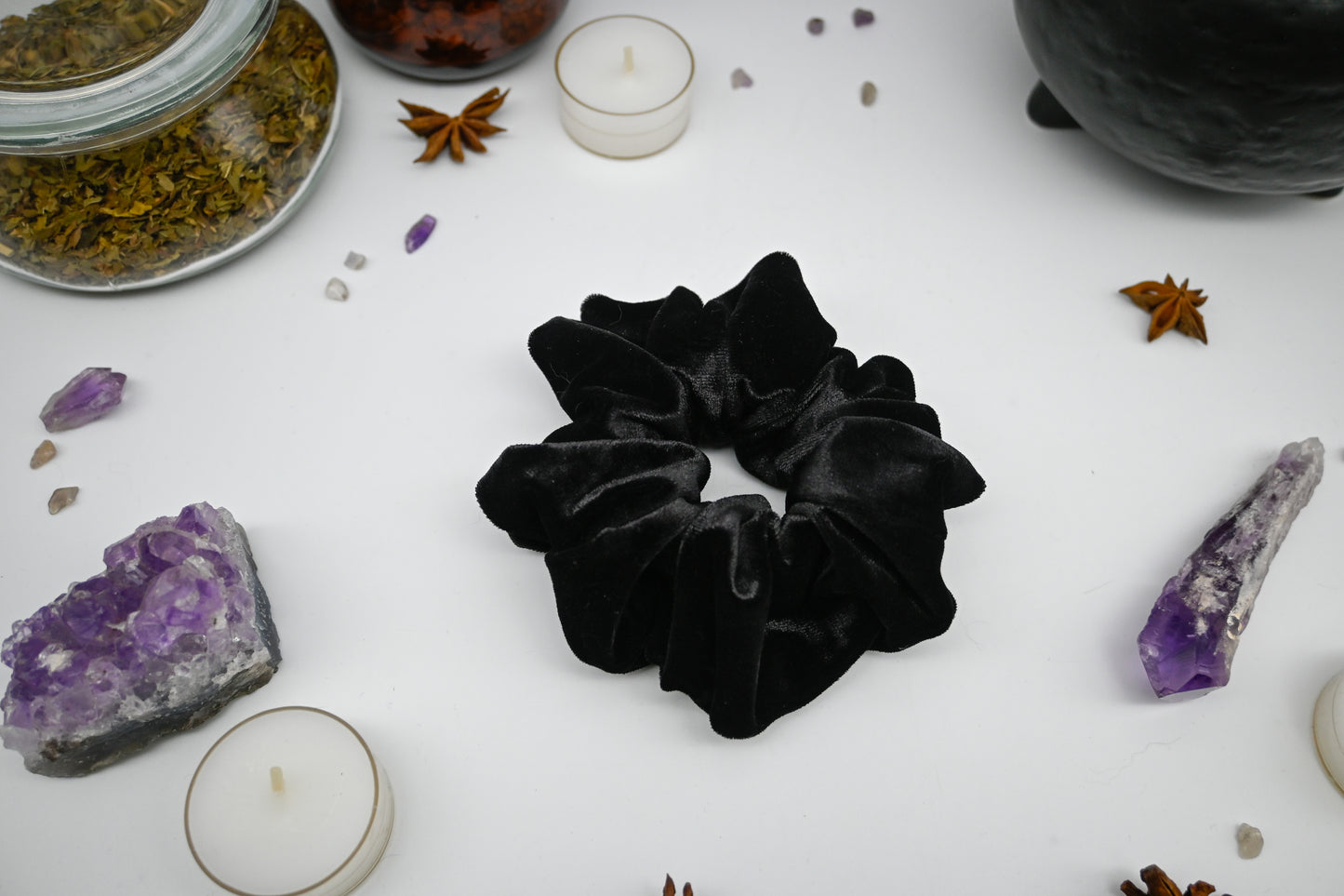 Black Velvet Scrunchie