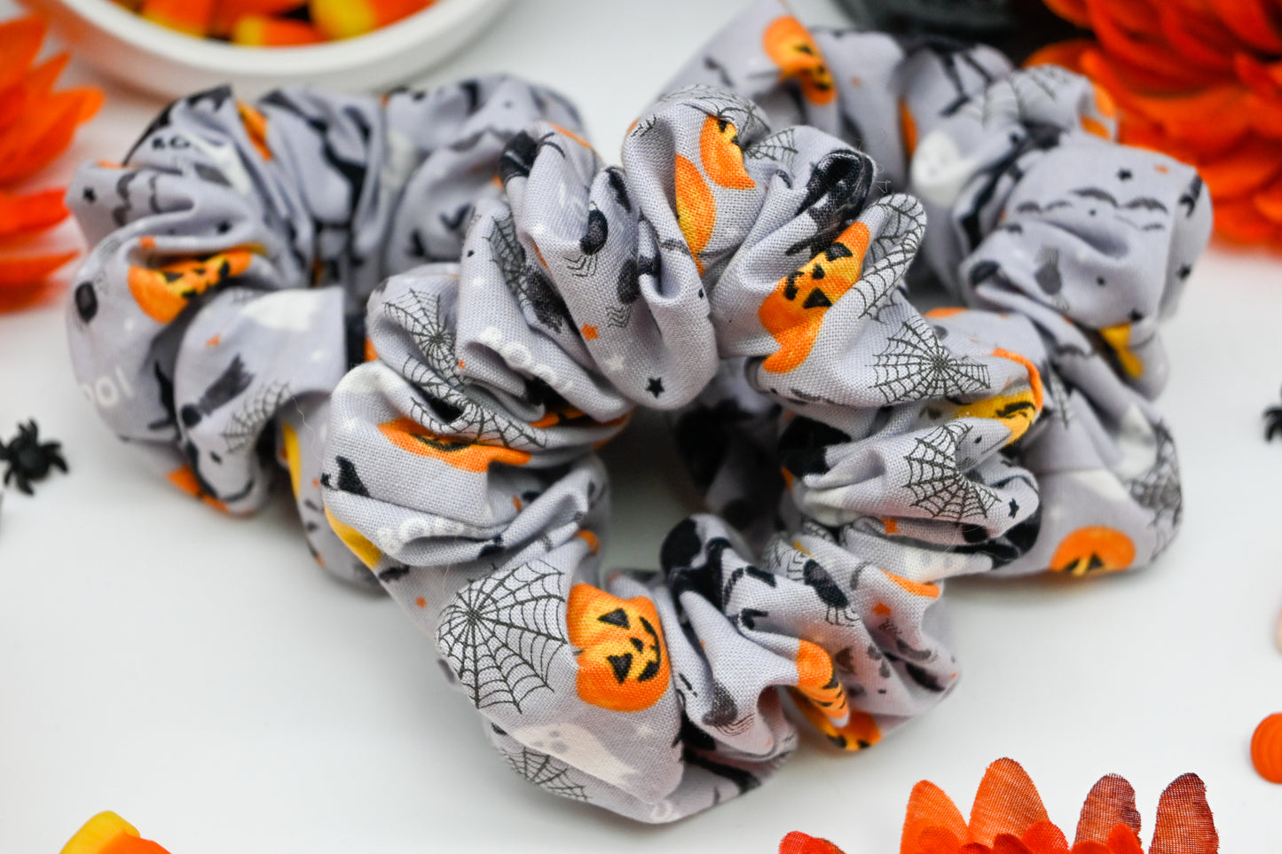 Classic Pastel Purple Halloween Scrunchie