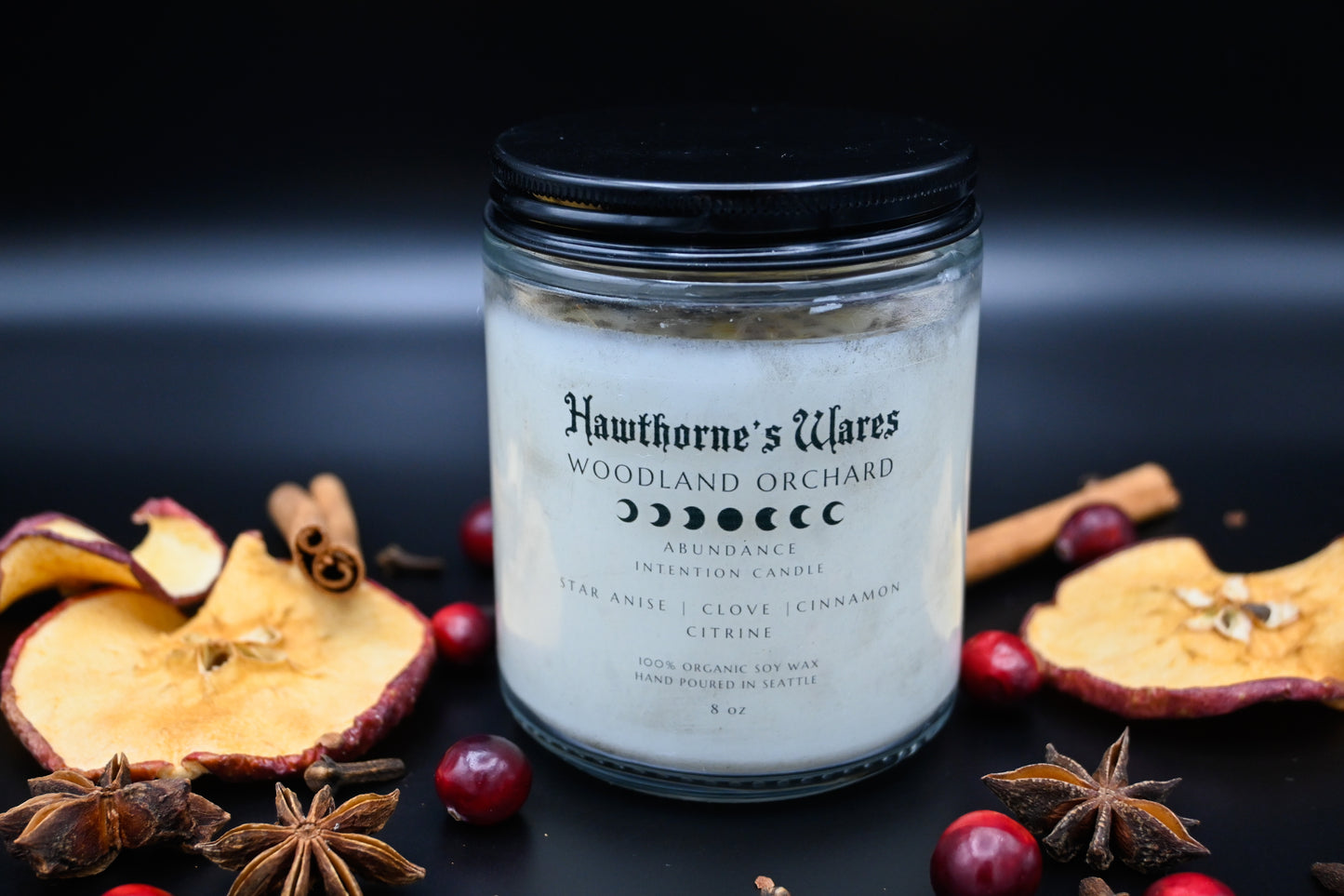 Abundance Intention Candle: Woodland Orchard