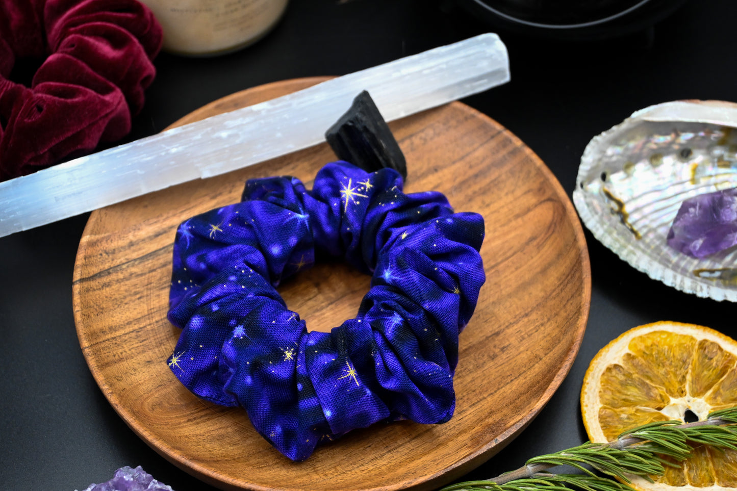 Purple Magic Scrunchie