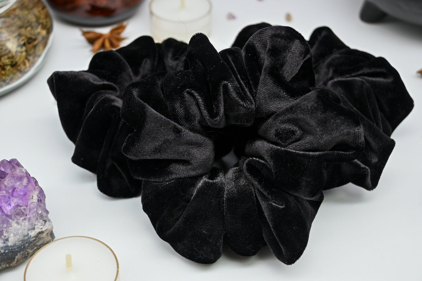 Black Velvet Scrunchie