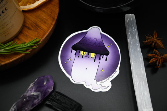 Ink Cap Hawthorne Ghoshroom Sticker