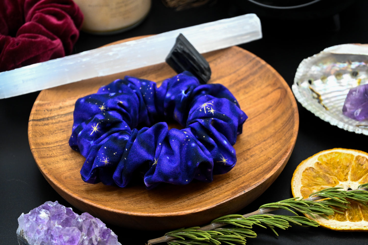 Purple Magic Scrunchie