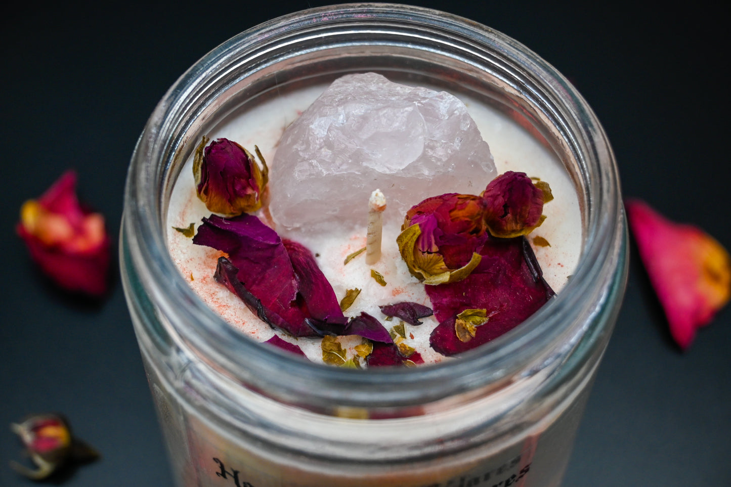 Love and Attraction Intention Candle: Tea Rose