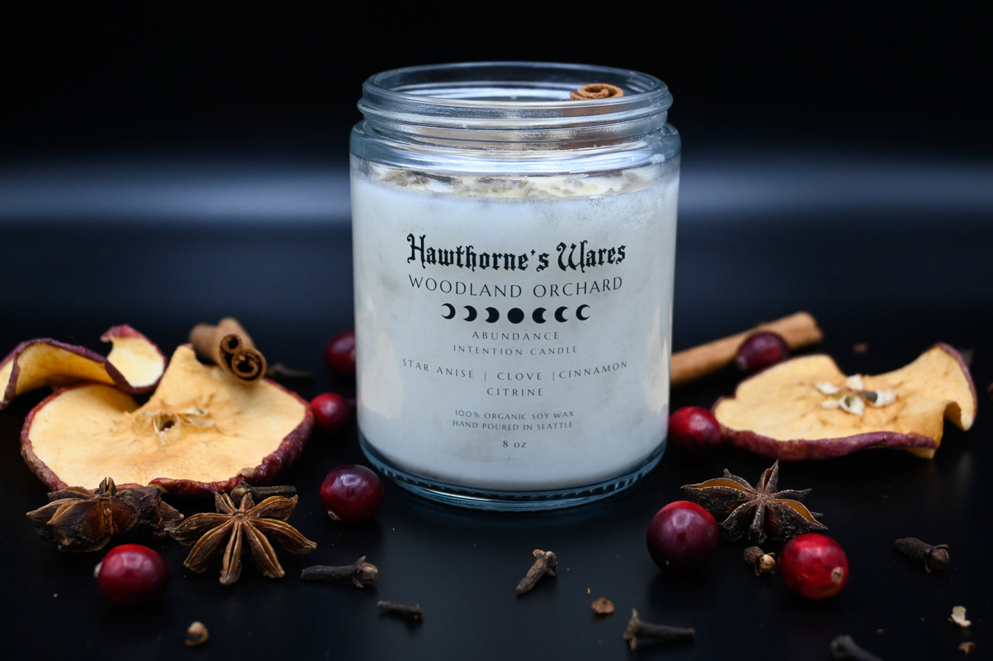 Abundance Intention Candle: Woodland Orchard