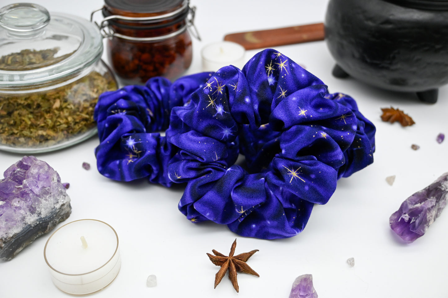 Purple Magic Scrunchie