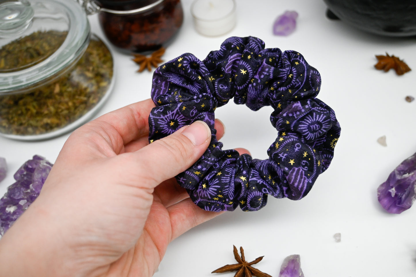 Zodiac Astrology Scrunchie