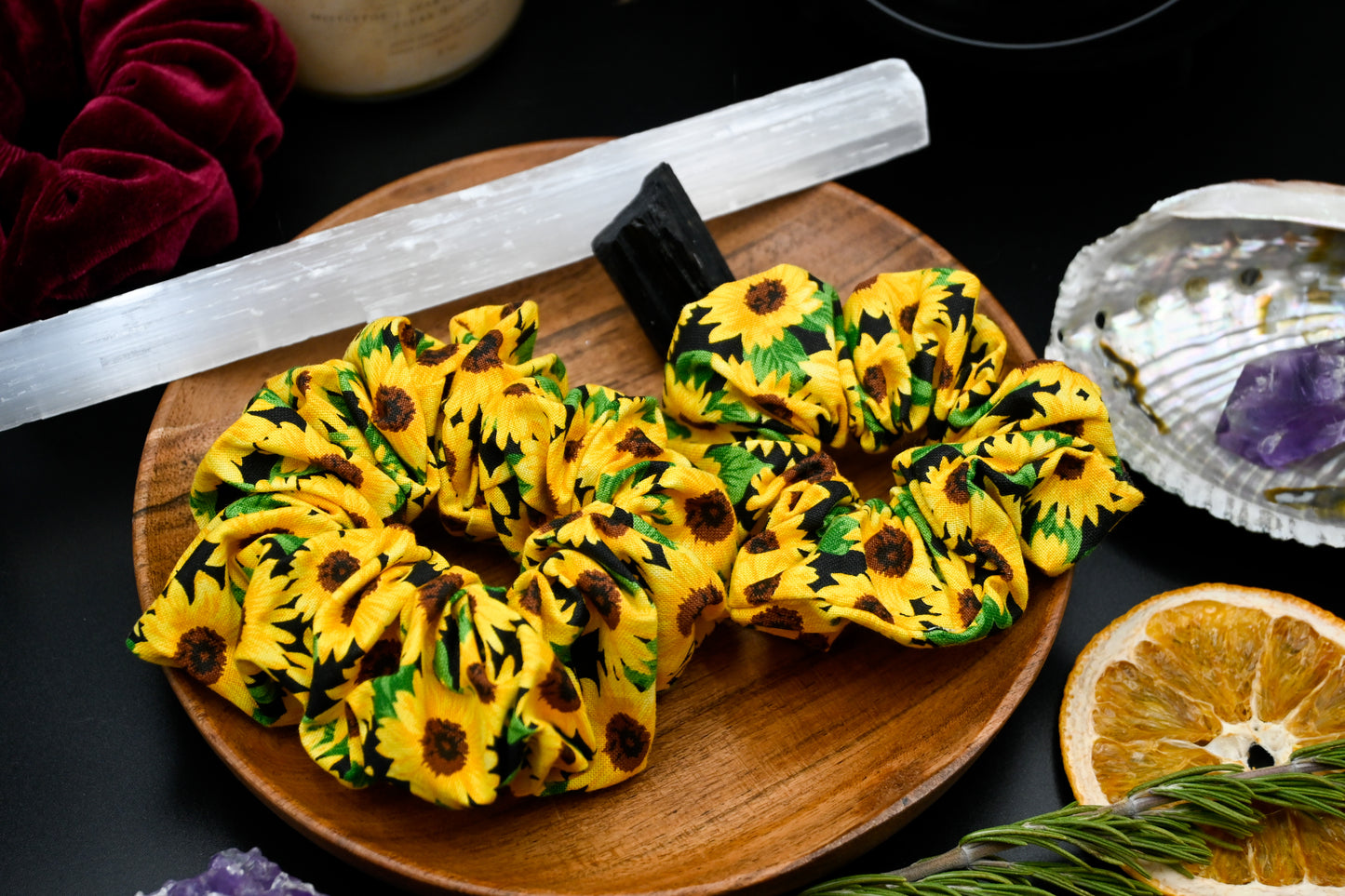 Sunflower Scrunchie