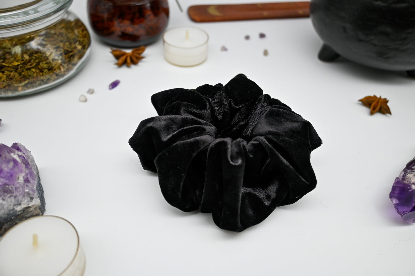 Black Velvet Scrunchie