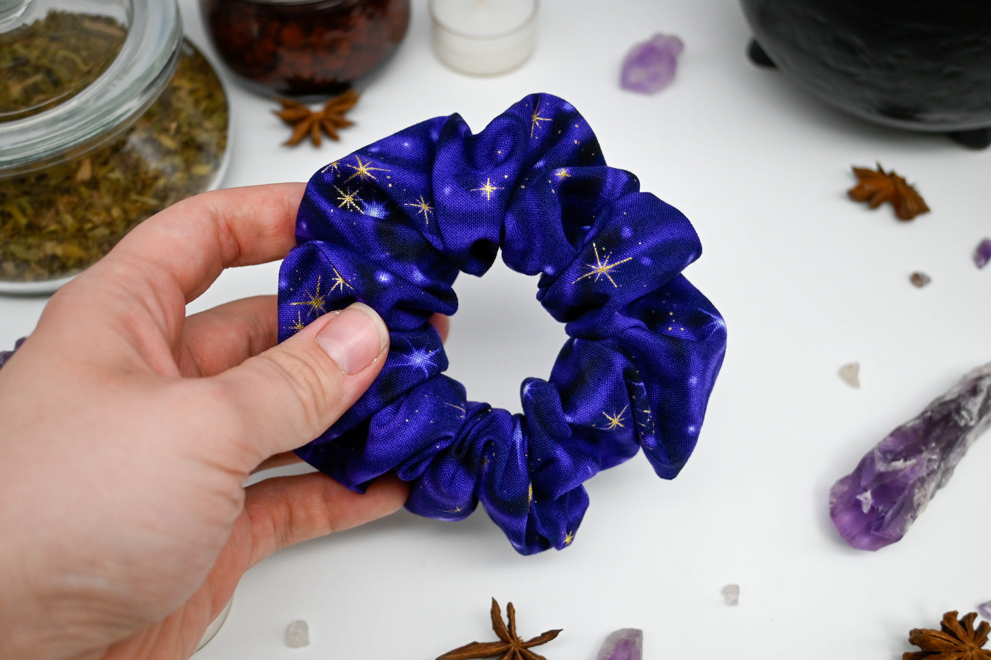 Purple Magic Scrunchie