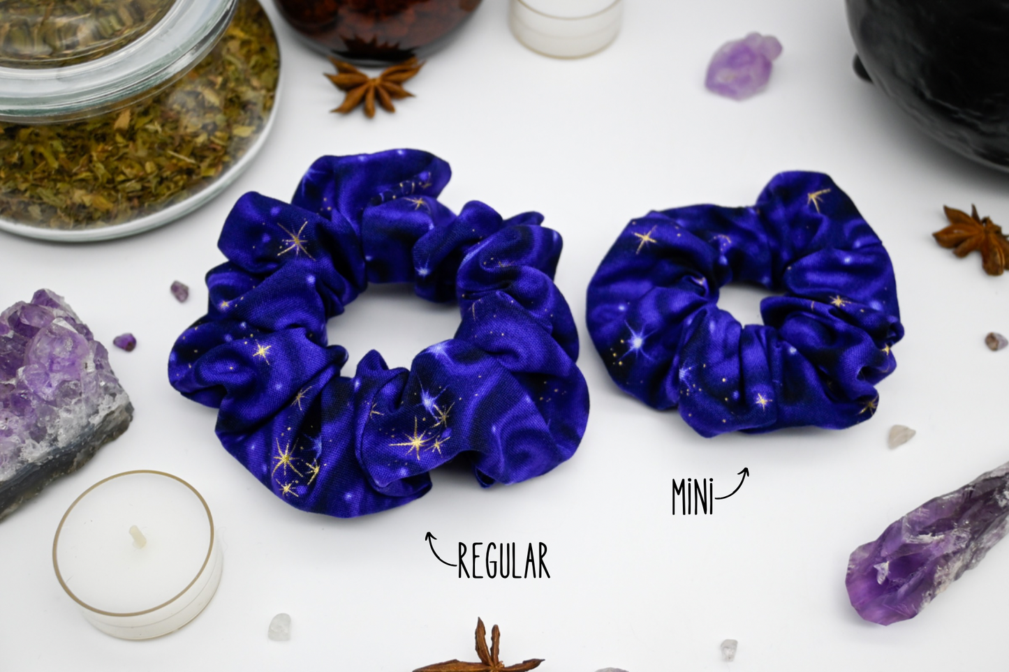 Purple Magic Scrunchie