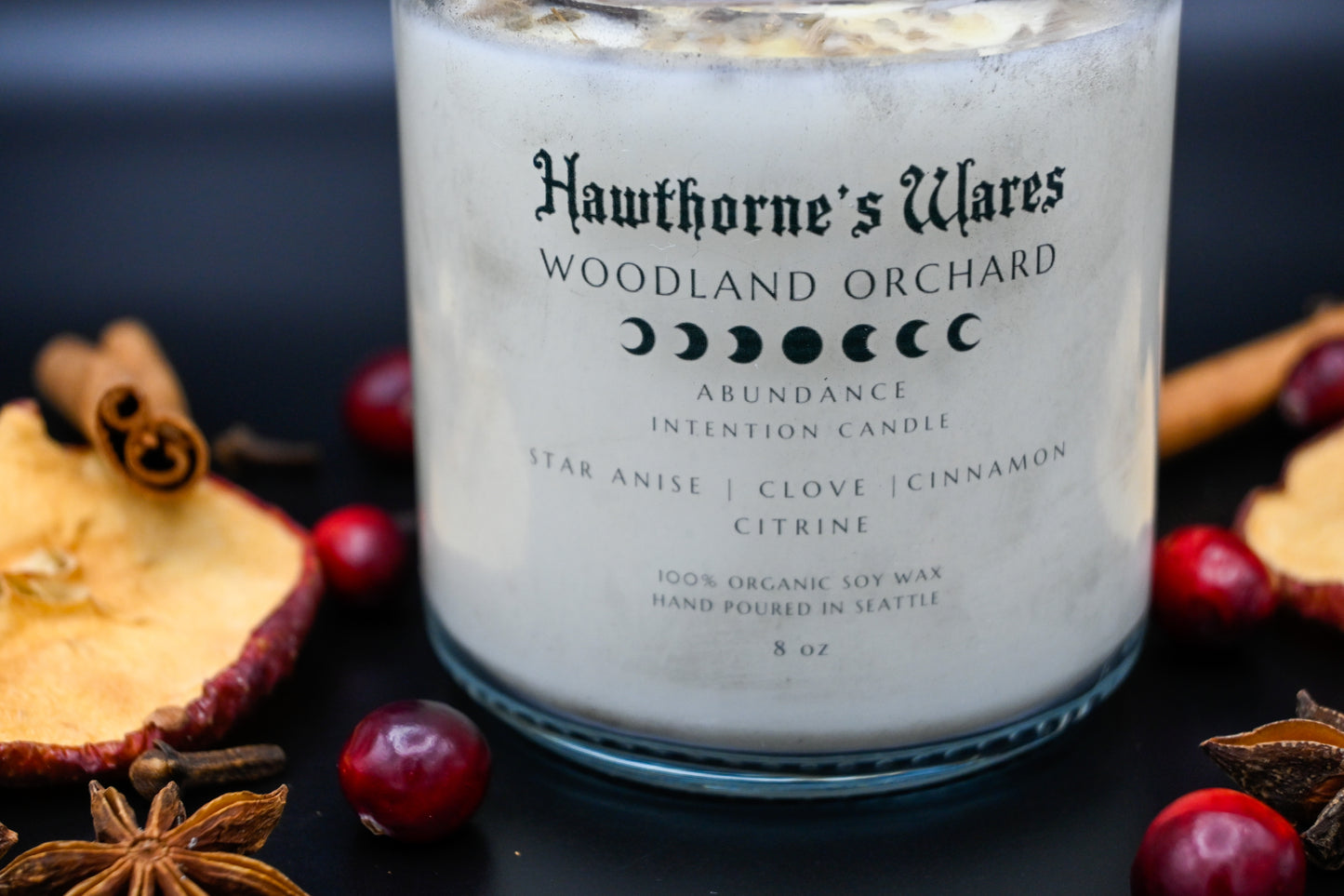 Abundance Intention Candle: Woodland Orchard