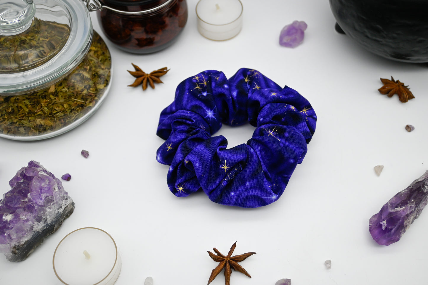 Purple Magic Scrunchie