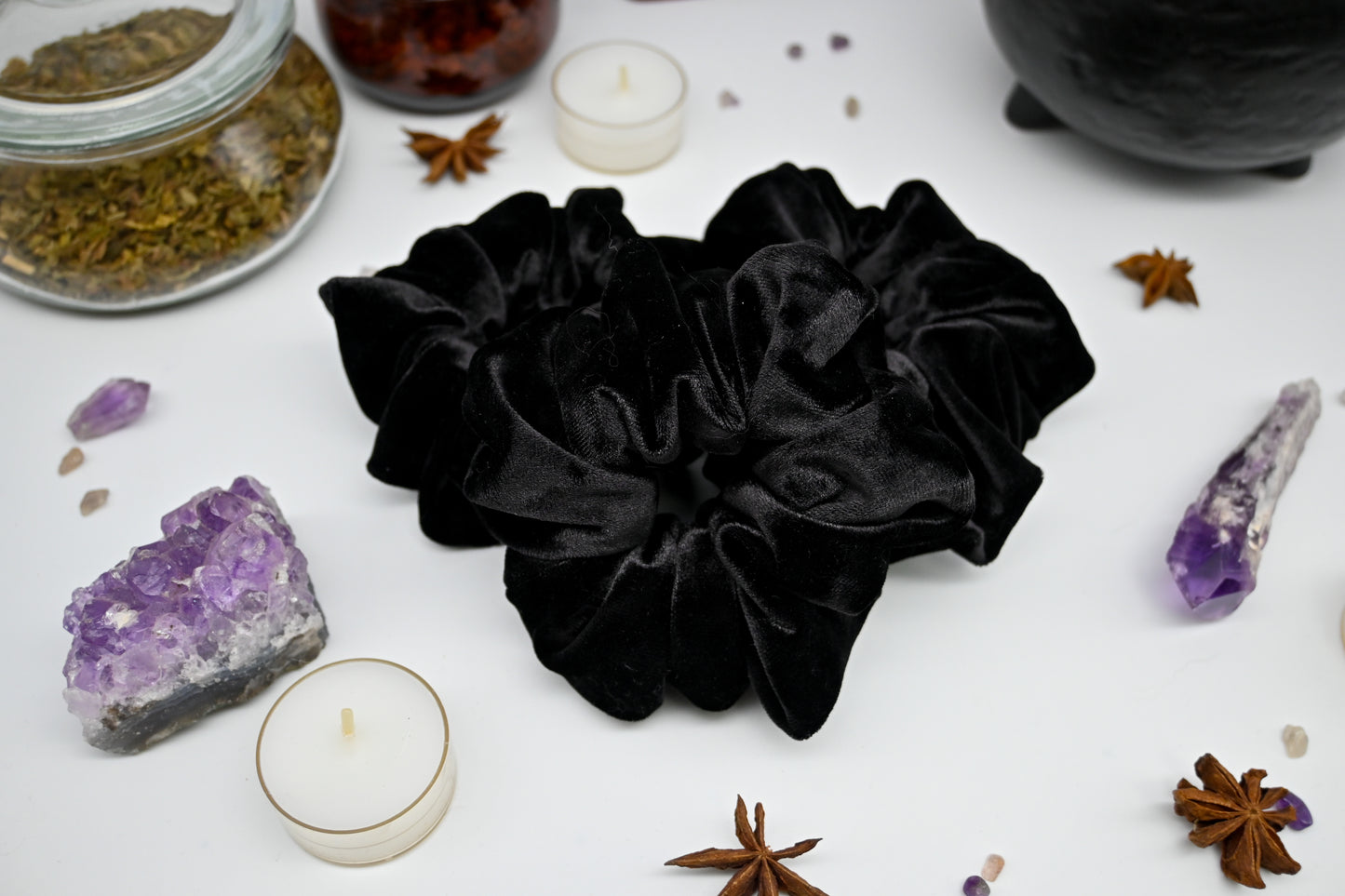 Black Velvet Scrunchie