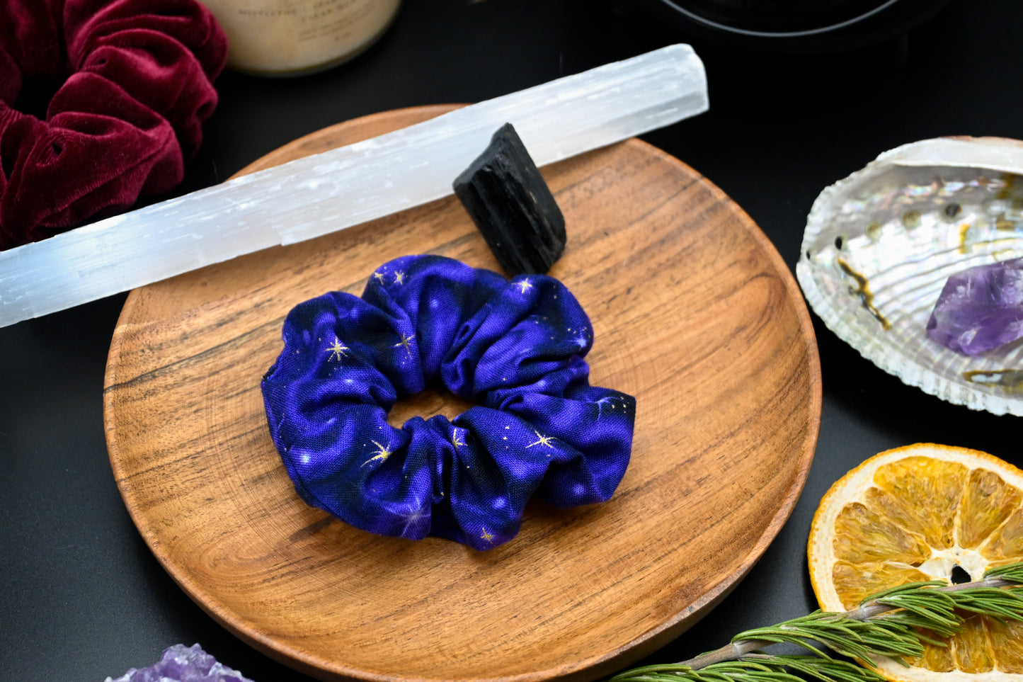 Purple Magic Scrunchie