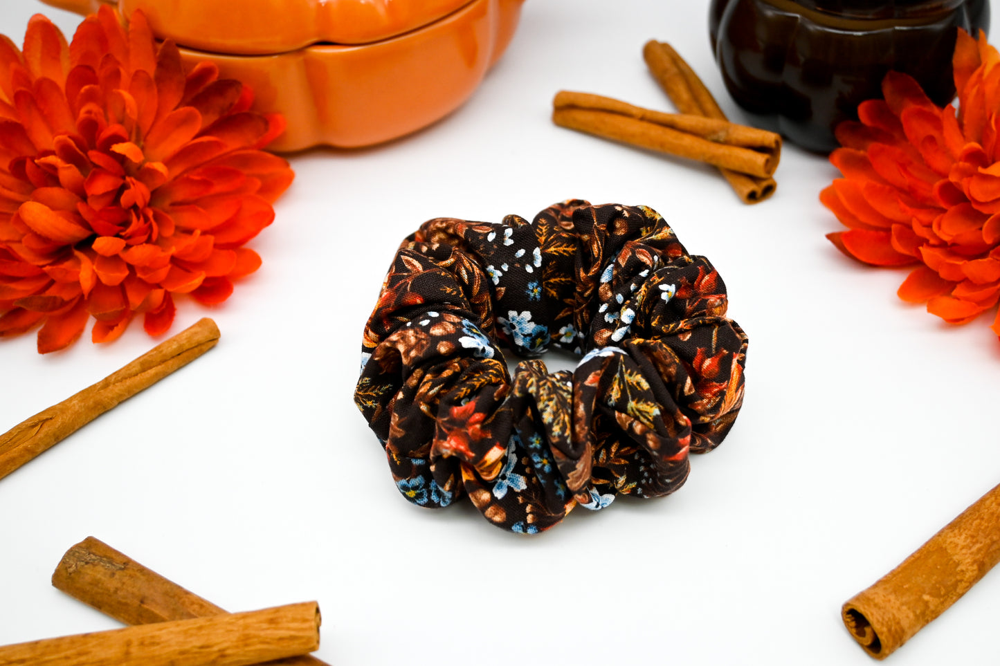 Harvest Floral Scrunchie